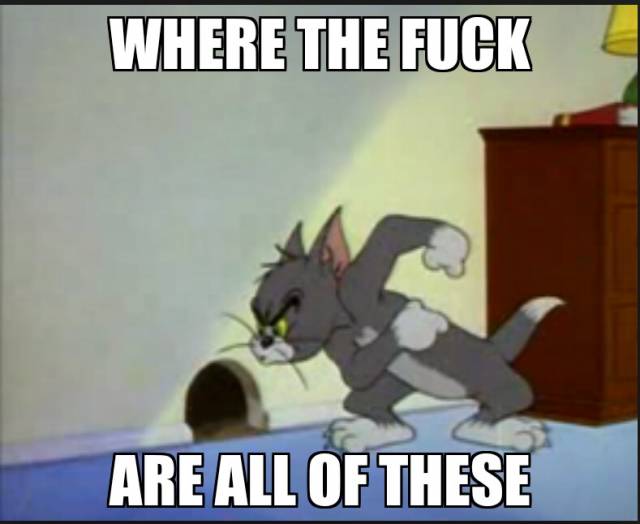 As a child, i thought mice would be a way bigger problem when i grew up