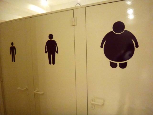 In a men's bathroom in Berlin