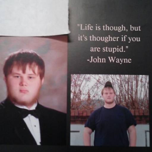 Oh, irony, you never fail. (Senior quote I found in my yearbook.)