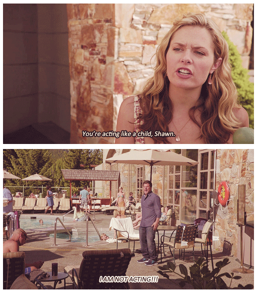 It's the little quick jokes that Psych my favorite show