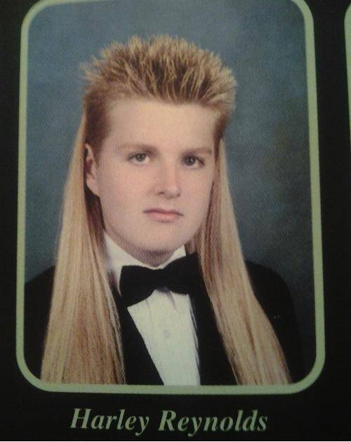 I’m guessing he’s done a lot of partying in the rear