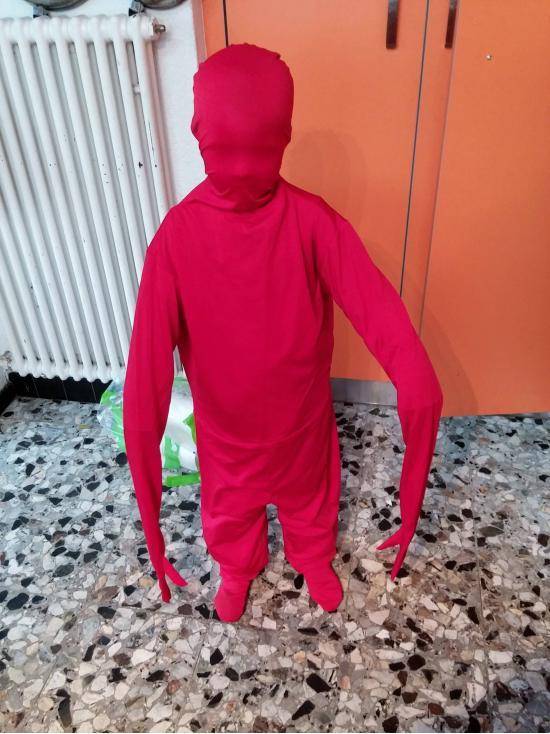 my son found my morph suit and it’s terrifying