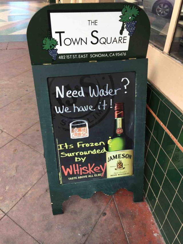 I'll take a glass of 