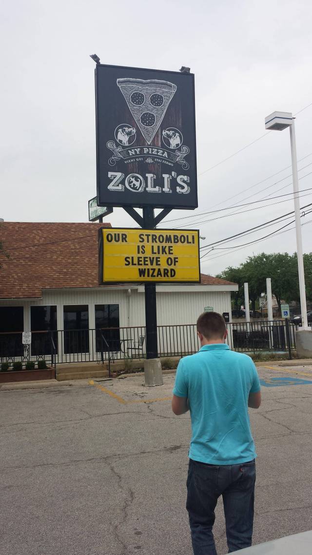 I don't know what this means but I'm excited to eat here