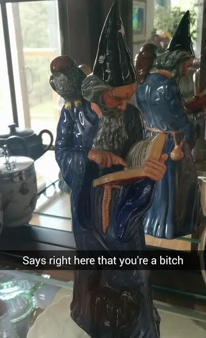 My sister always knows how to make me feel better