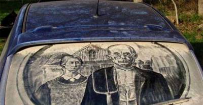 Got A Dirty Car? Make Something Creative On It 