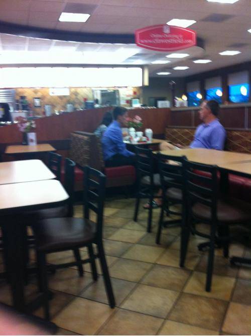 I’m at Chick-Fil-A and there’s two kids on a date AND THE DAD IS RIGHT NEXT TO THEM CHAPERONING