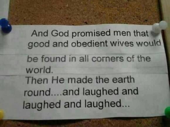 God promised...