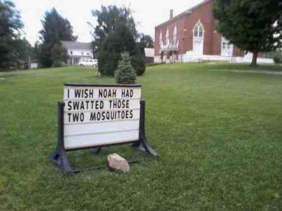My personal favorite church sign. And I agree.