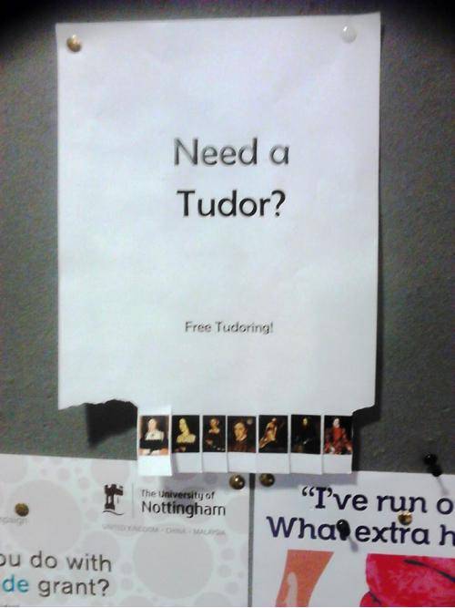 Its Finals week at our University. Apparently people need all the help they can get...