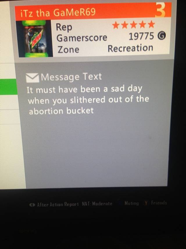 Never change, Xbox Live.