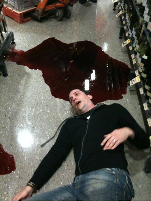 This is what you must do if you accidentally drop a bottle of red wine