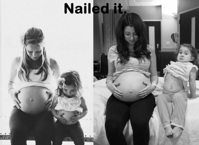 So my wife has been getting pregnancy picture ideas from pinterest...
