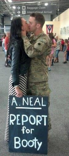 Best welcome home sign ever.