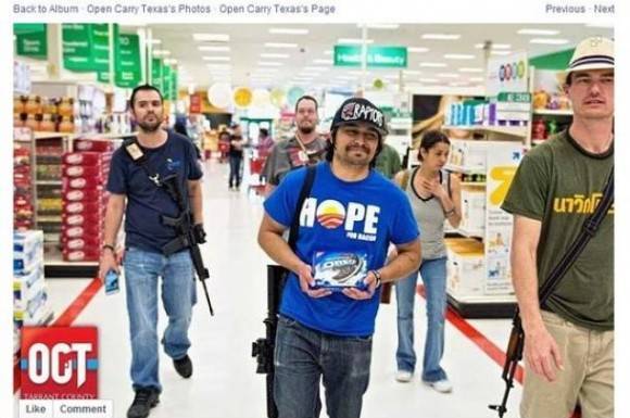 Open Carry Texas Walking Through Target