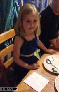 I think she has a poltergeist in her arm.