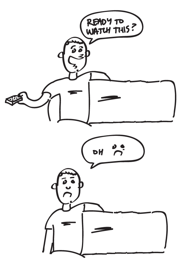 Watching a movie with my girlfriend 2