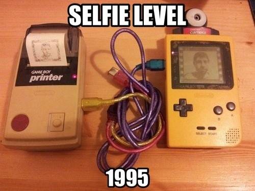 Taking selfies is so much easier these days.