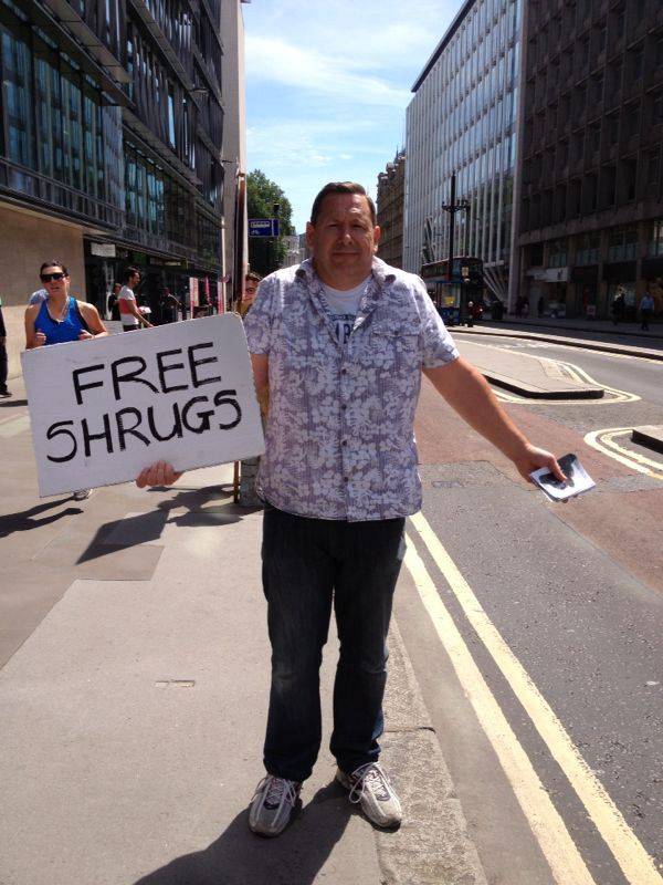 Caught this guy walking around in London Earlier.