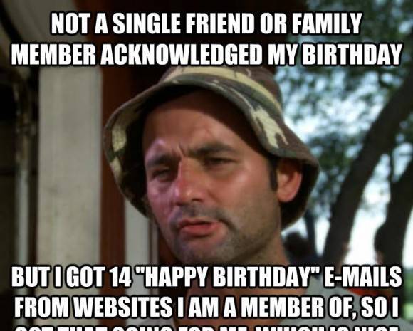 Yesterday was my birthday