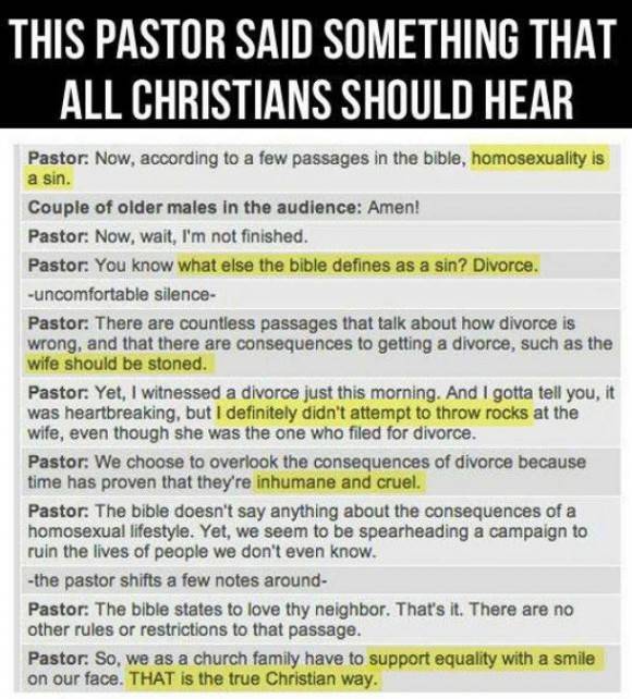 I feel this is necessary to show people who are non-christians that we aren't all homophobes.