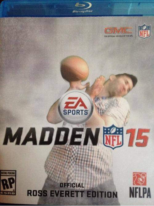 At E3 they’re letting people make their own Madden 15 cover. I wanted mine to be accurate