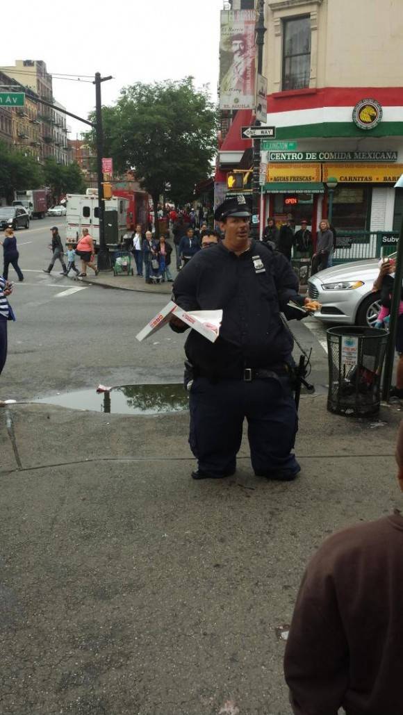 So this is happening in Harlem right now