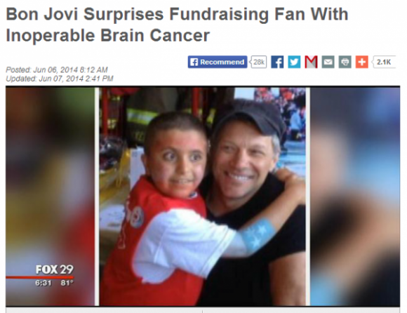 Bon Jovi has a sick sense of humor