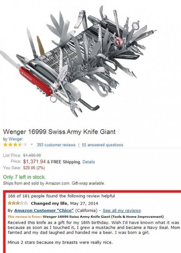 Best Amazon review ever