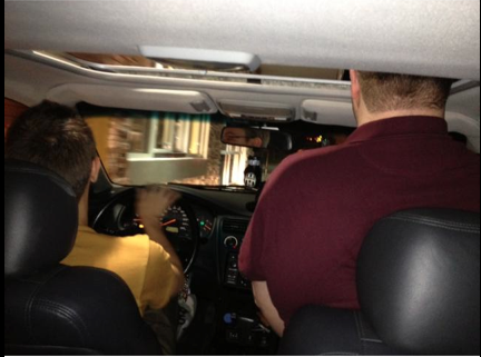 Sunroofs become much more useful when you're 6'9