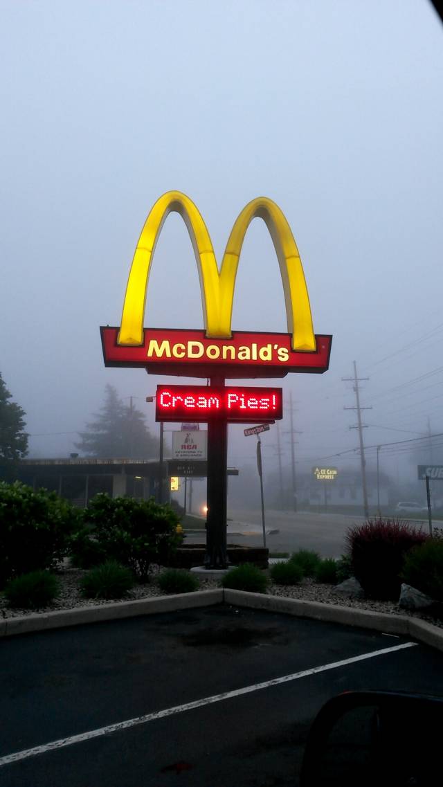 No Thank You Mcdonald's. I'll pass.