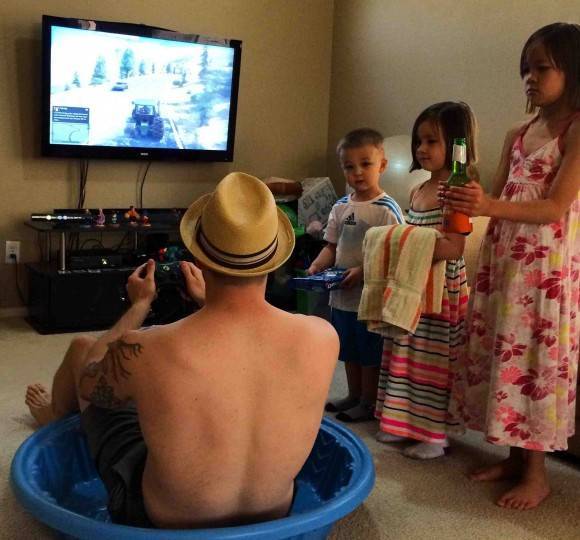 This is how I’ve chosen to spend my Father’s Day.