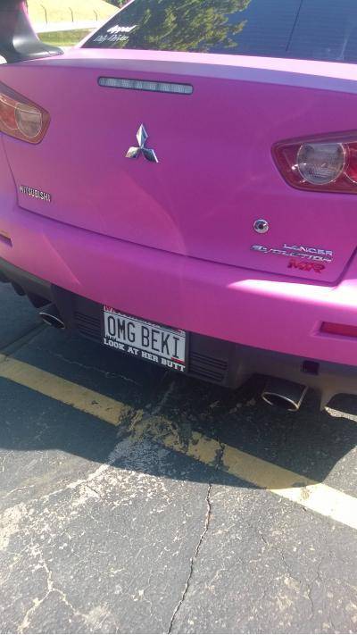 Saw this at the mall parking lot