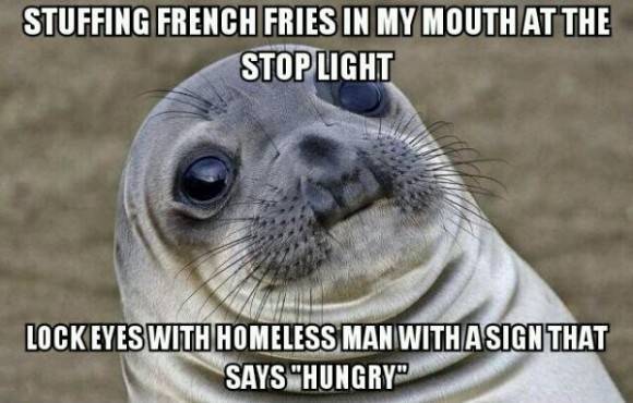 Happened when I went to get lunch today