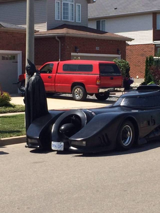 Saw him driving around my neighborhood. Safe to say he probably didn't have anything better to do today.