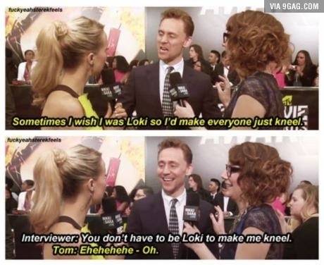 Tom doesn't need to be Loki.