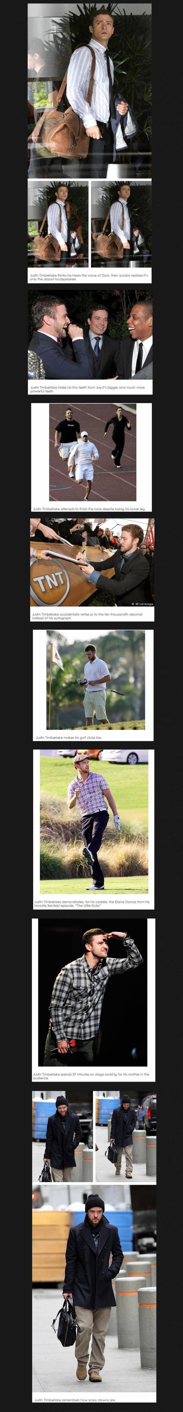 Justin Timberlake doing things