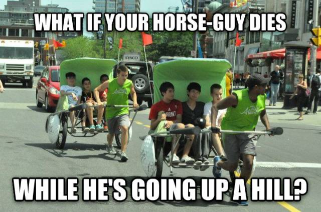 My Russian wife said this today upon seeing a Rickshaw