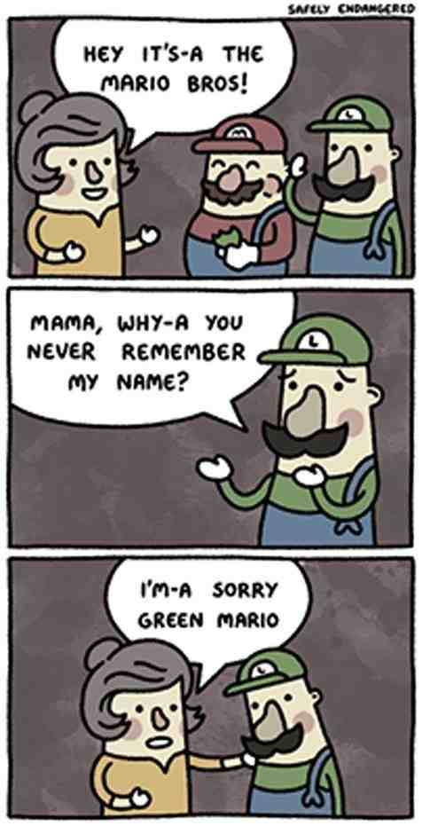 Luigi has issues.