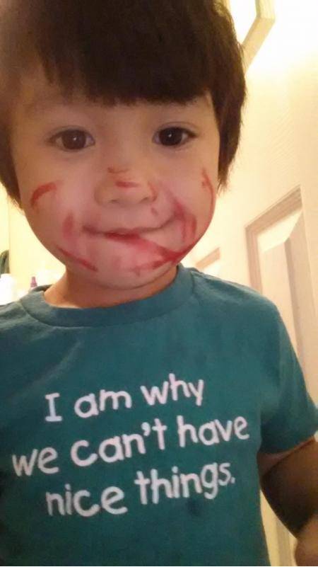 Never have I seen a shirt so true, until I put this one on my kid.