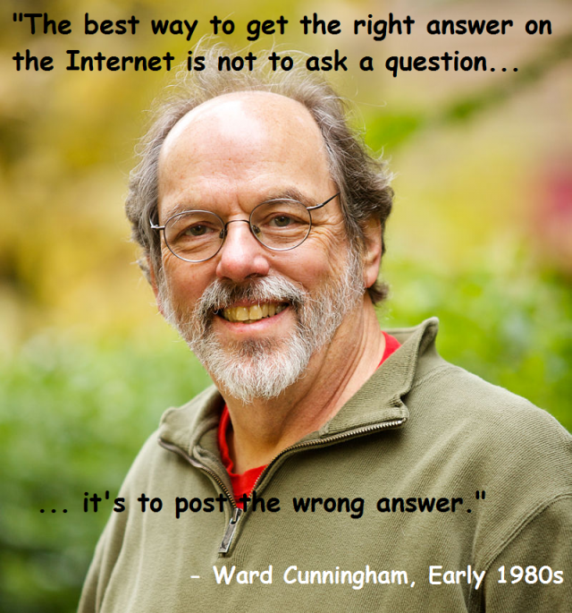 The inventor of the wiki cracked our code decades before it was founded.