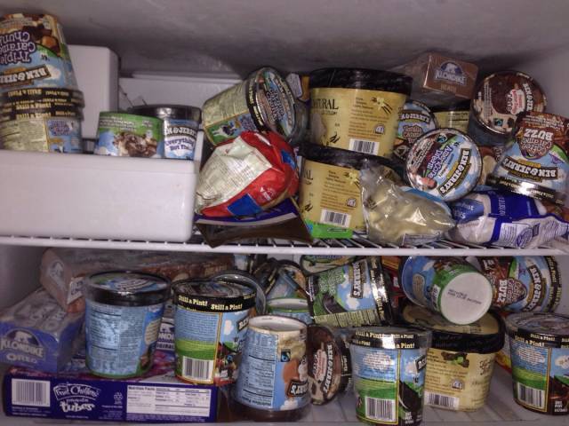 What happens when I send my husband to the store and there's an ice cream sale.