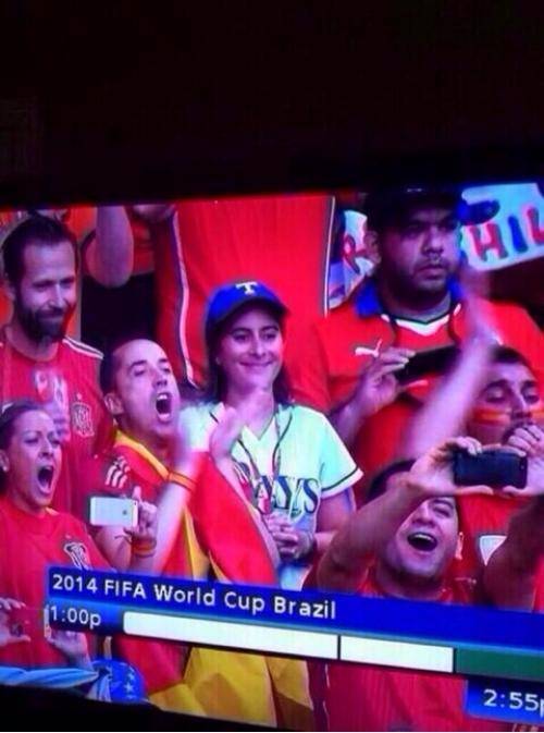 Has anybody else gotten so high they ended up in a world cup game instead of a baseball one?