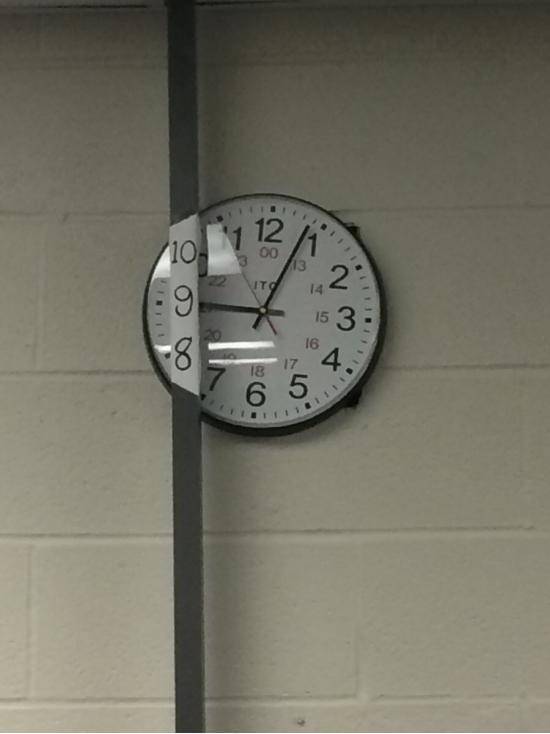 This is how lazy our facilities guys are.....