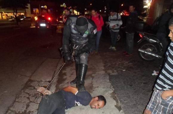 ‘Batman’ arrests and bounds a cellphone thief in São Paulo
