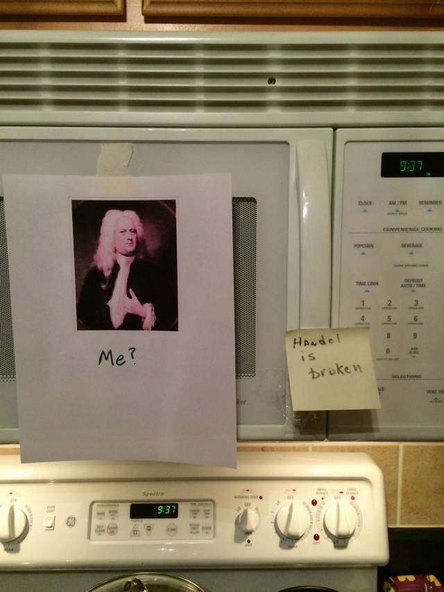 My Dad leaves misspelled notes, and I leave replies