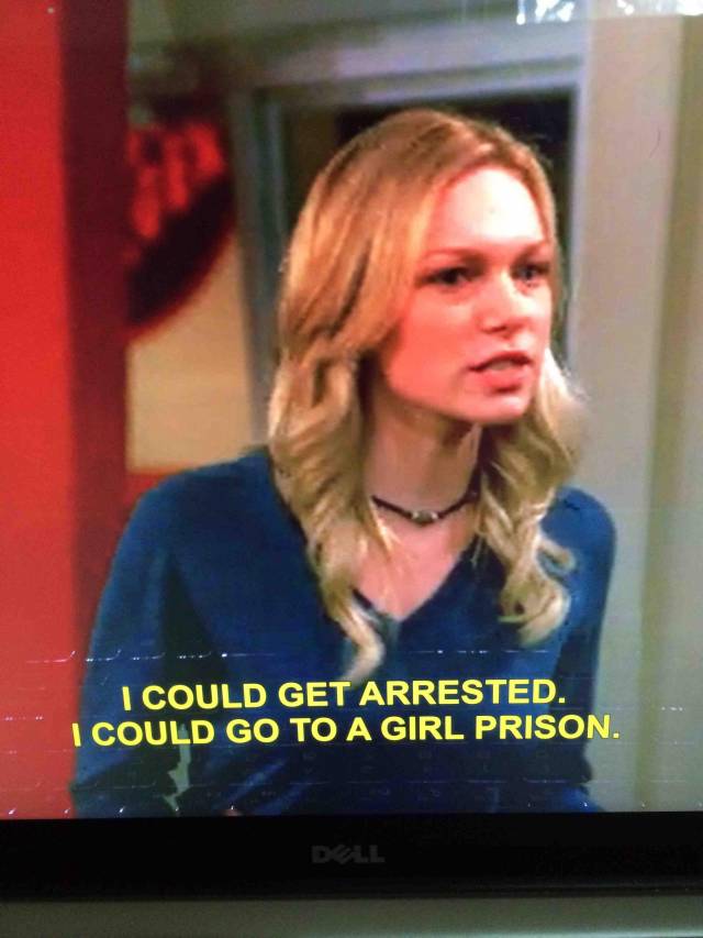 Little does she know...