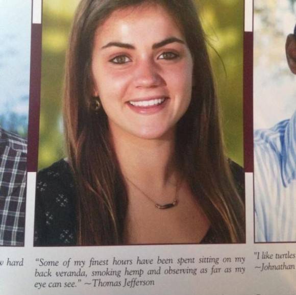 Best 2014 senior quote by US Founding Father