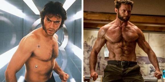 Didn’t realize how much Hugh Jackman has changed since his first appearance as Wolverine.