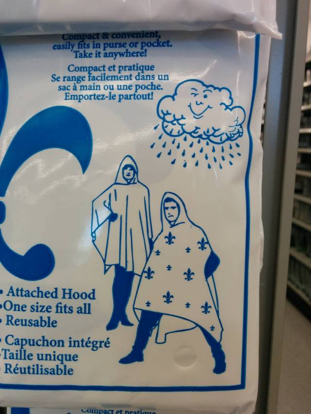 This guy knows how to rock a poncho